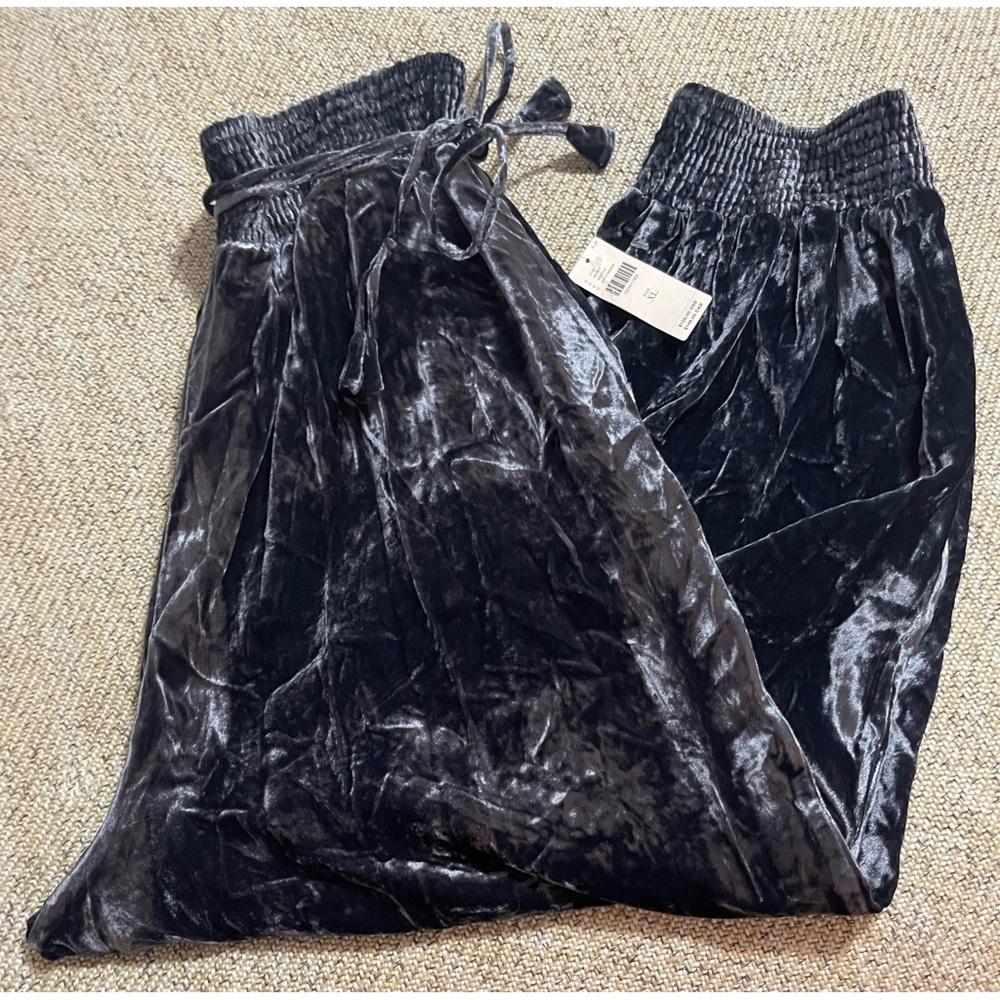 Anthropologie Gloria Velvet Joggers NWT Size XL - Picture 6 of 14